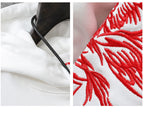 Phoenix Embroidered Men's Hooded Jacket - Fall Fashion