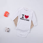 Cotton Baby Bodysuit with Triangle Print (Genuine)