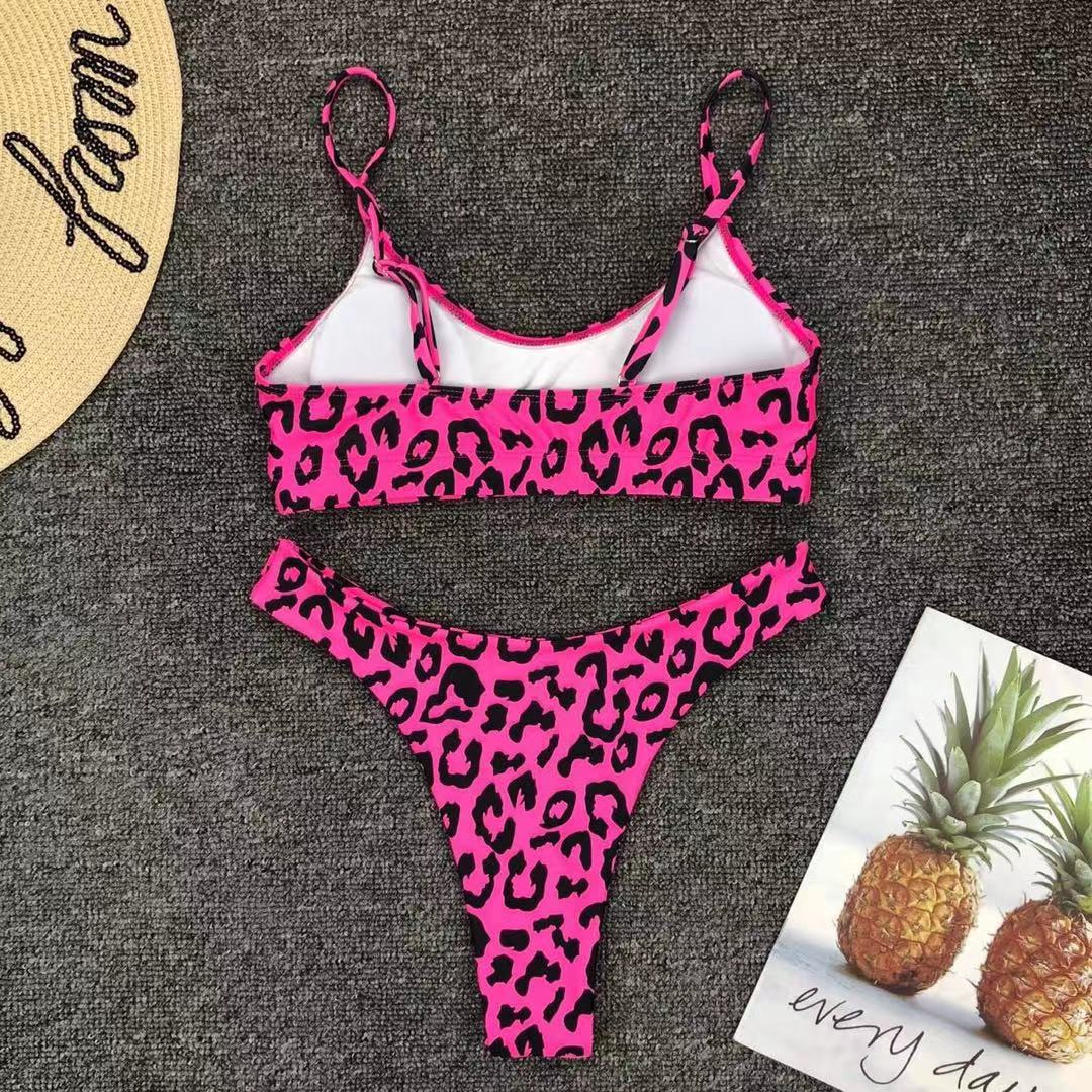 Sexy Leopard Print Bikini Swimwear - Bulk Wholesale Stock