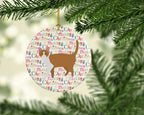 Brazilian Shorthair Cat Christmas Ceramic Ornament