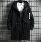 Plus Size Men's Casual Hooded Fashion Jacket