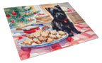 Cairn Terrier Christmas Cookies Glass Cutting Board