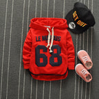 Cartoon Casual Digital Print Baby Hoodie | Streetwear