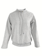 Casual Solid Color Long Sleeve Knitted Sweater