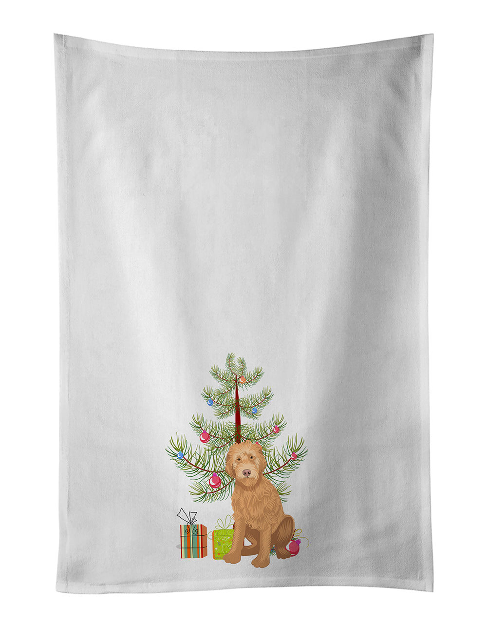 Doodle Liver #2 Christmas Kitchen Towel Set of 2