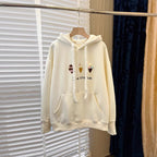 Hooded Solid Color Versatile Loose Casual Youth Hoodie | Streetwear