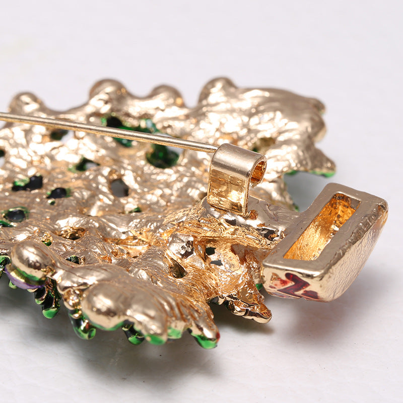 Christmas Tree Brooch - Fashion Rhinestone Jewelry
