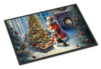 Fox Terrier and Santa Claus Doormat