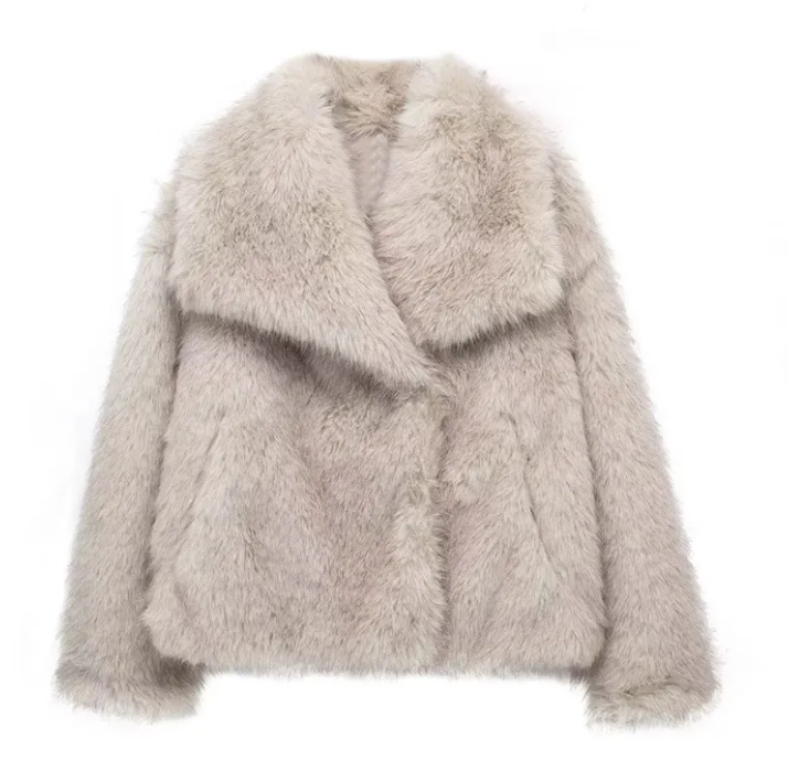 Street Hipster Faux Fur Coat