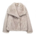 Street Hipster Faux Fur Coat