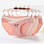 4-Piece Set Women's Cotton Low Waist Maternity Panties