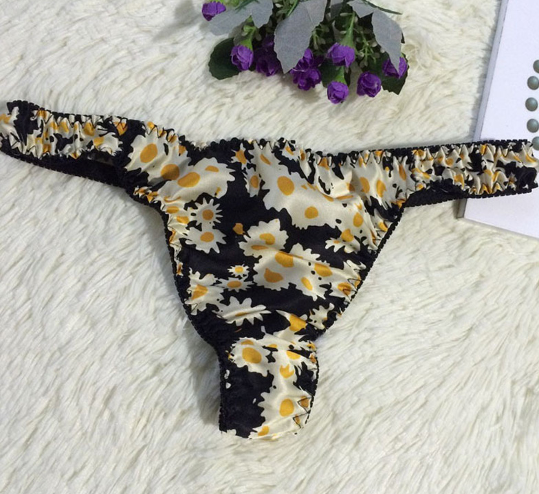Silk Thong Underwear, Comfortable Breathable Base Layer