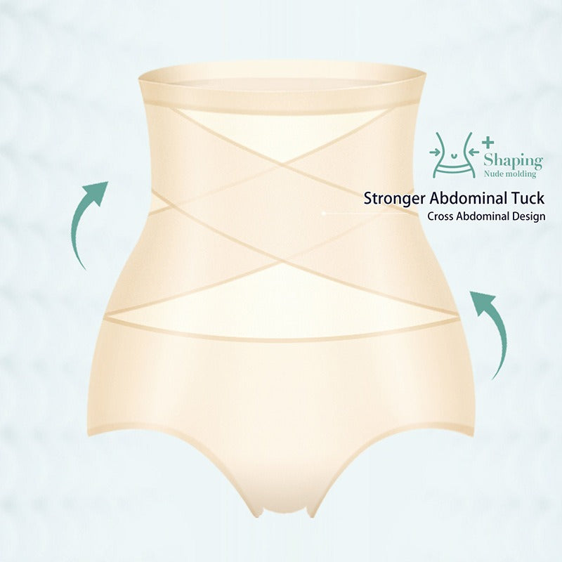 Ice Silk Shaping High Waist Panties
