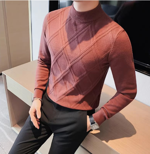 Men's Knitted Sweater (One Piece)