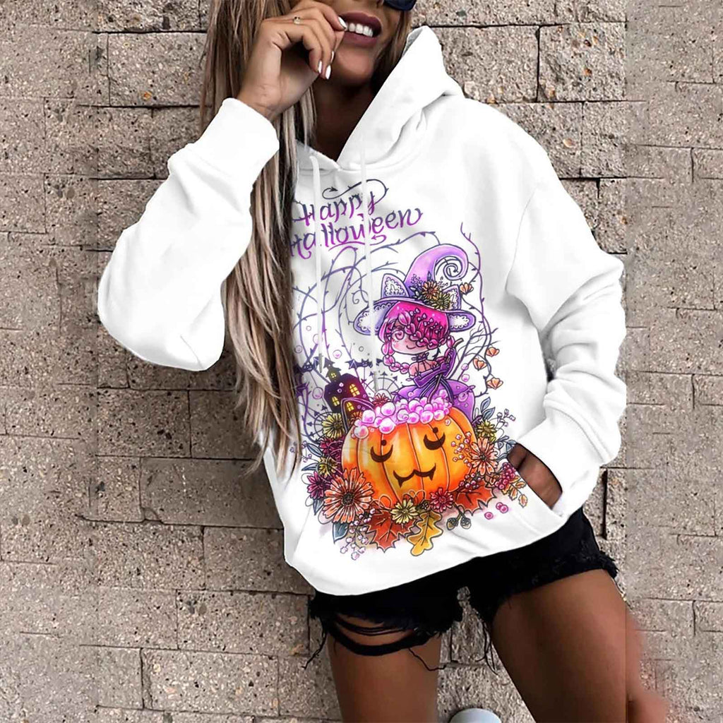Women's Halloween Padded Sweater in Fashion Style
