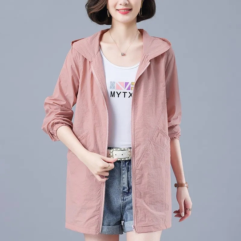 2023 Women's Loose Long Jacket for Spring and Autumn