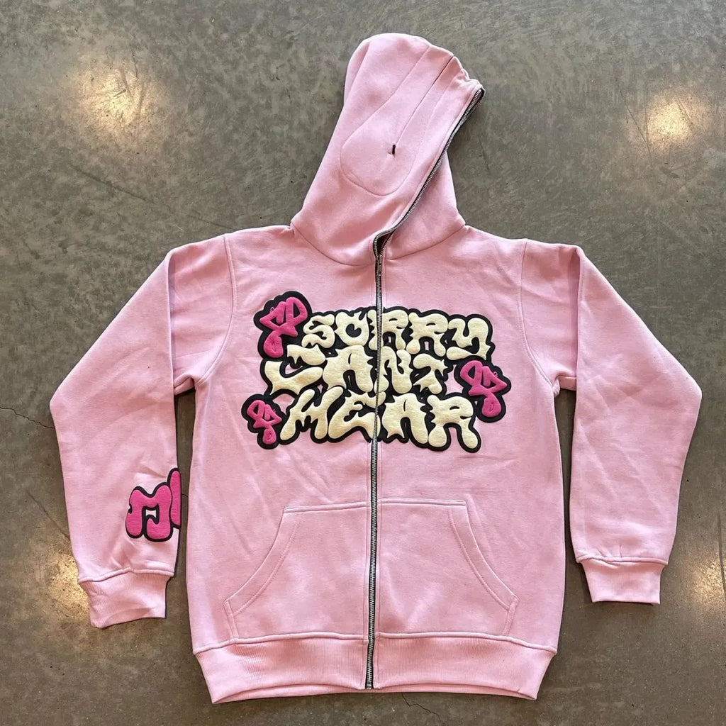 Goths Letter Unisex Hoodie | Streetwear