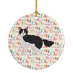 La Perm #1 Cat Christmas Ceramic Ornament