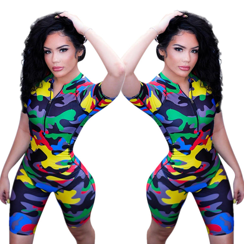 Camouflage Bodysuit - Sexy Women's Fashion Outfit