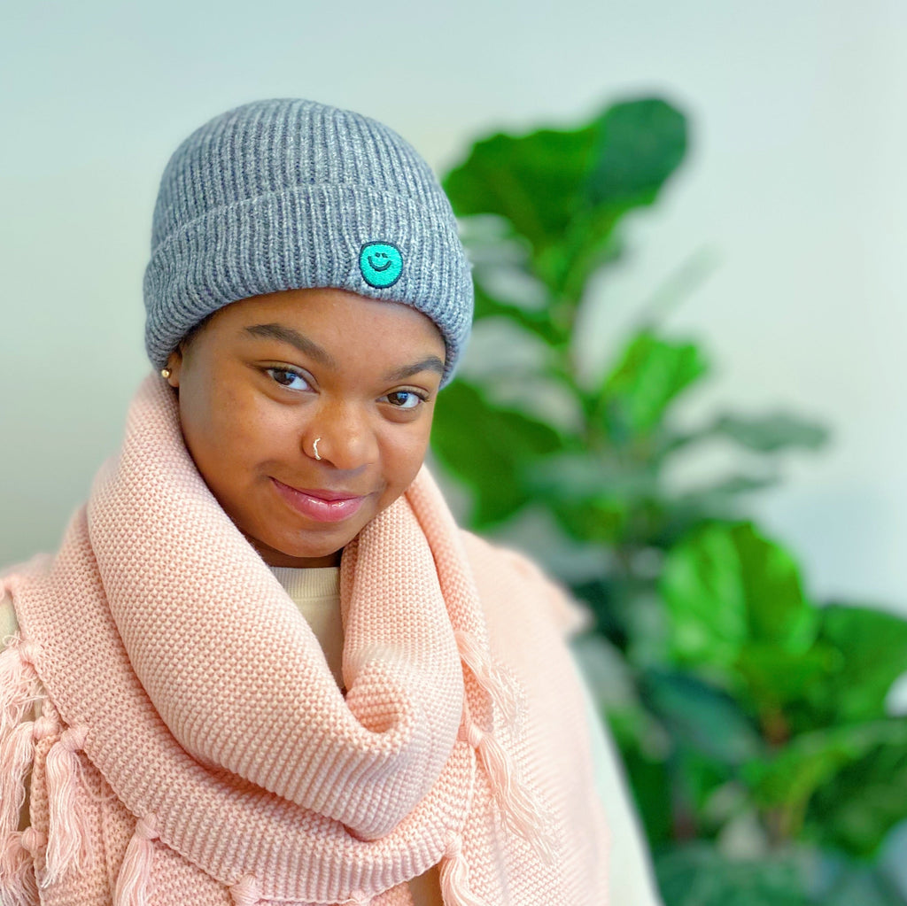 Simply Smile Beanie | Embroidered Cap