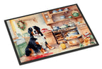 Bernese Mountain Dog Christmas Cookies Doormat