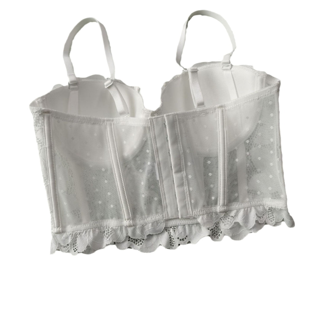 French Lace Fishbone Summer Lingerie Set with Bra