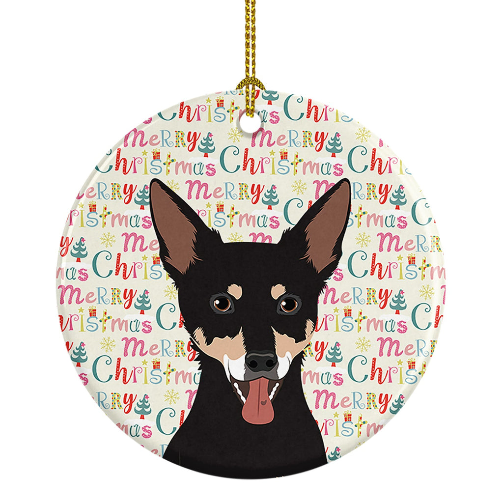 Chihuahua Tricolor #1 Christmas Ceramic Ornament