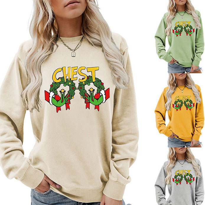 Women's Long Sleeve Printed Hoodie | Streetwear