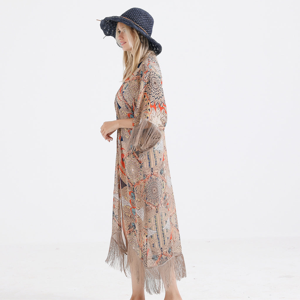 Summer Travel Sun Protection Beach Bikini Cover-Up