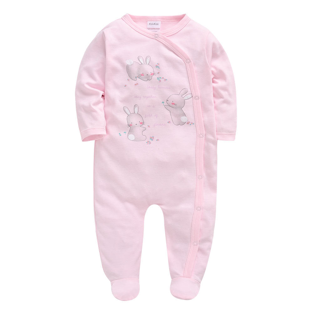Cotton Long Sleeve Cartoon Baby Bodysuit (New Autumn)
