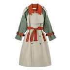 Women's Long Retro Loose Trench Coat