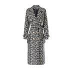 Heavy Industry Coat with Loose Design and Lace-up