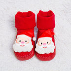 Thick Baby Walking Socks with Cartoon Designs (Christmas)