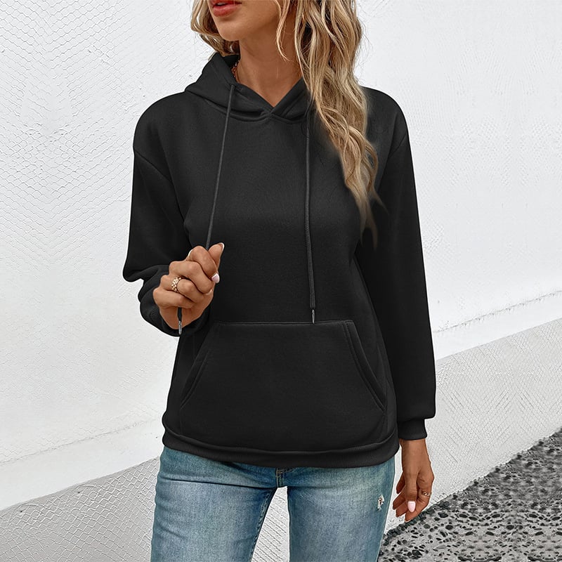Women's Casual Hooded Pullover Sweatshirt with Pocket | Streetwear