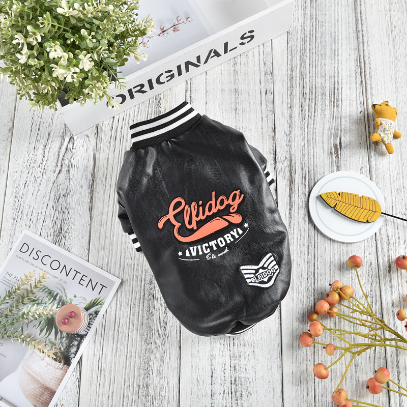 Padded Warm Flying Leather Jacket for Comfort