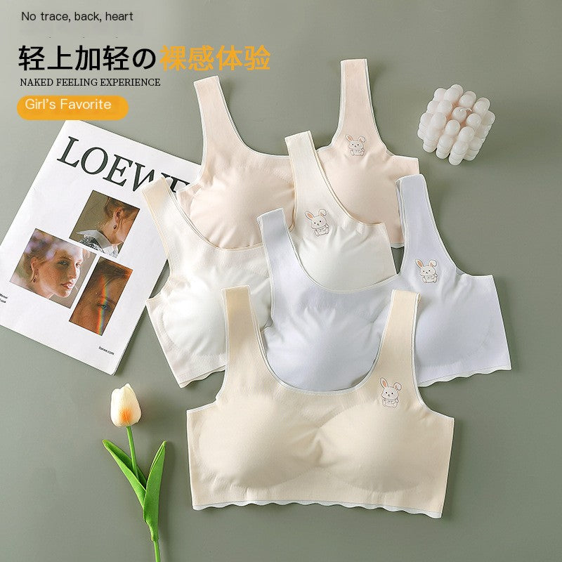 Seamless Crop Bralette for Girls