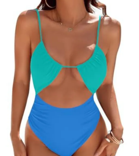 [Unpriced] Women's One-Piece Fashion Swimsuit