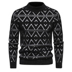 Men's Thick Round Neck Pullover Sweater | Streetwear