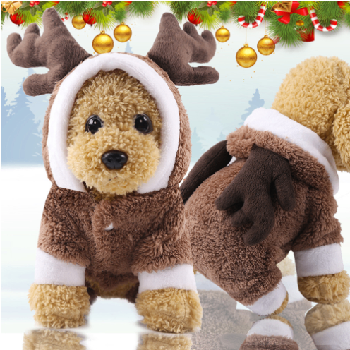 Flannel Warm Clothes for Dogs and Cats in Fall/Winter