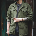 Maden M65 Oversize Army Green Denim Jacket for Men