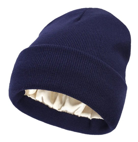 Knitted Wool Hat | Embroidered Cap