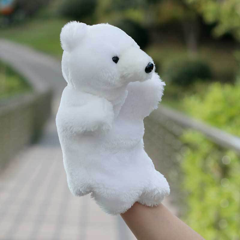 Brown Teddy Bear Hand Puppet Plush Toy for Kids | Home Decor