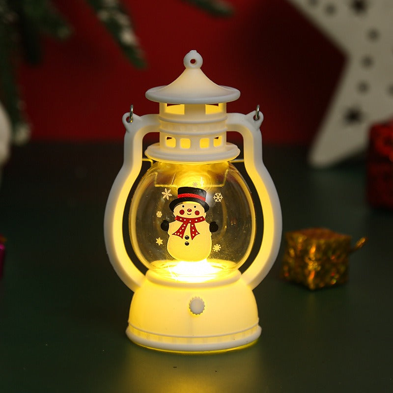Christmas LED Portable Small Oil Lamp