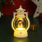 Christmas LED Portable Small Oil Lamp