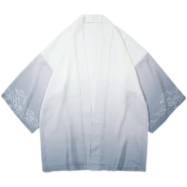 2022 Men's Ice Silk Hanfu Cardigan Casual Jacket