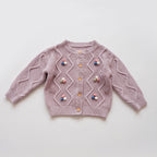 Hand-Crochet Knit Cardigan for Children