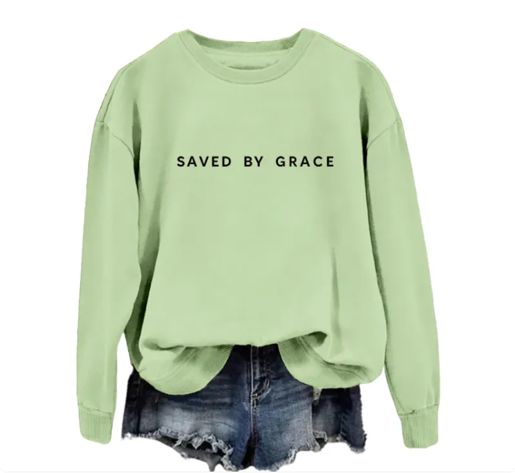 Graceful Faith Pullover Sweatshirt | Streetwear