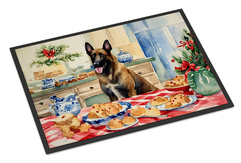 Belgian Malinois Christmas Cookies Doormat