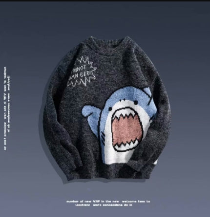Kawaii Baby Shark Couple Sweater (One Piece)