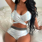 Women's High Waist Bikini Set - Fashionable & Stylish